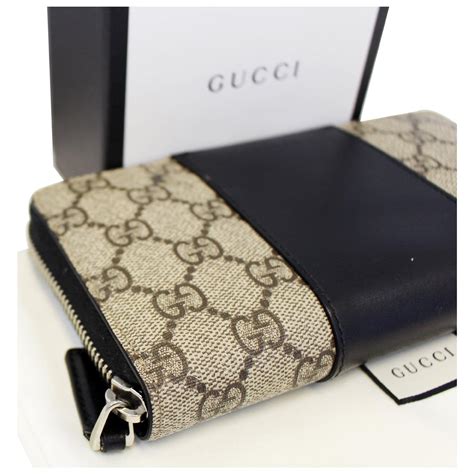 gucci supreme wallet women|Gucci gg supreme web wallet.